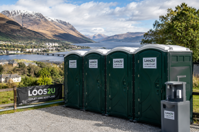 portable toilet hire near Fort William